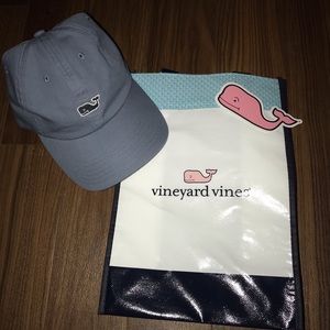 Vineyard vines cap, bag, and sticker